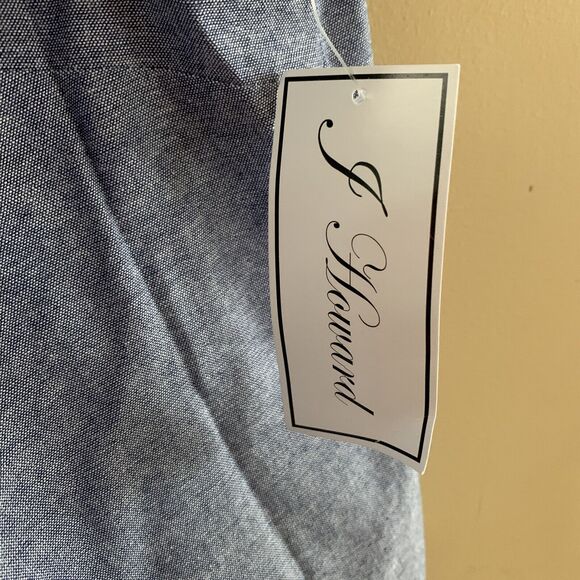 NWT JESSICA HOWARD WOMAN Size 22W Blue Off The Shoulder Blouse Top Shirt A3 - Picture 3 of 9